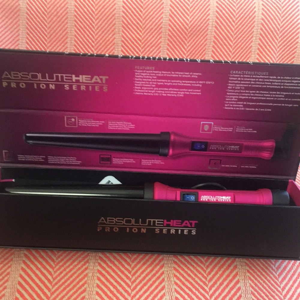 Absolute Heat Pro Ion Series Curling Wand